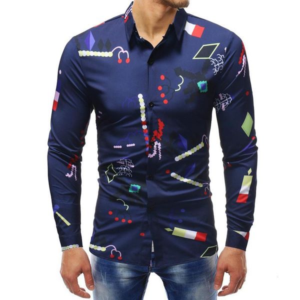 spring autumn shirts men hawaiian shirt long sleeve floral print mens dress formal shirts casual slim fit, White;black
spring autumn shirts men hawaiian shirt long sleeve floral print mens dress formal shirts casual slim fit, White;black