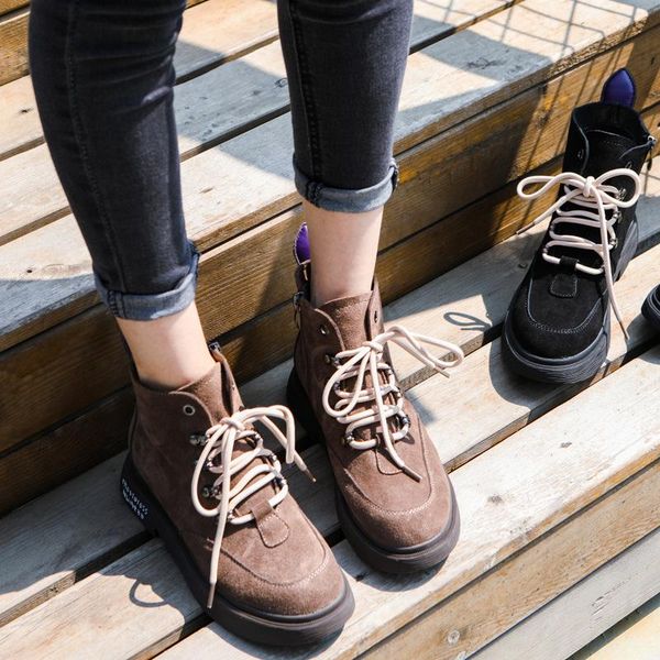 boots ankle round toe low women solid fashion punk motorcycle concise lace up shoes, Black
boots ankle round toe low women solid fashion punk motorcycle concise lace up shoes, Black