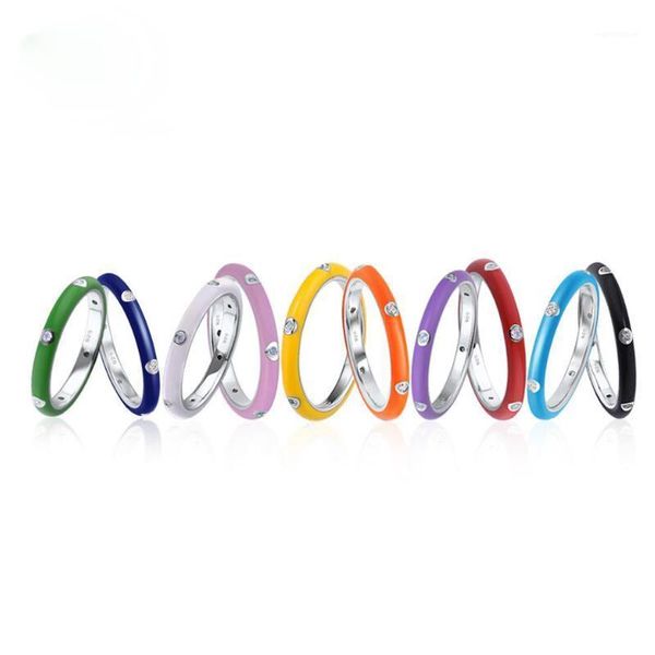 simple style jewelry colorful rainbow 925 sterling silver cz eternity stackable ring circle enamel tail ring wedding band1, Slivery;golden
simple style jewelry colorful rainbow 925 sterling silver cz eternity stackable ring circle enamel tail ring wedding band1, Slivery;golden