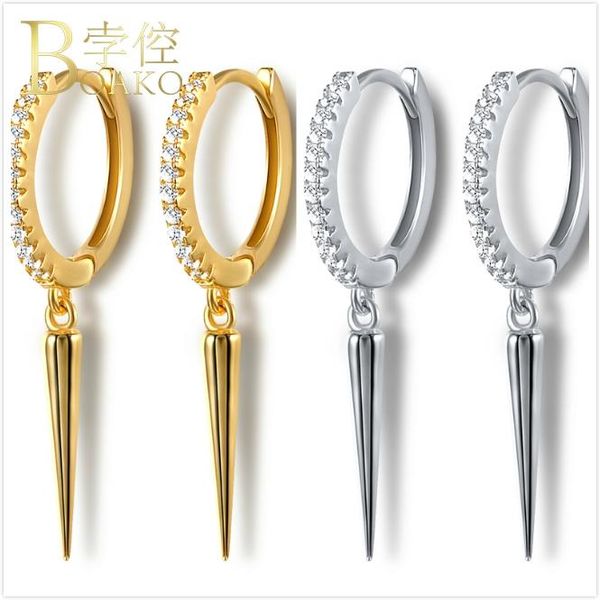 real 925 silver earrings for women gold spike earrings girl ear bone piercing earring punk female zircon geometric aretes k5, Golden;silver
real 925 silver earrings for women gold spike earrings girl ear bone piercing earring punk female zircon geometric aretes k5, Golden;silver