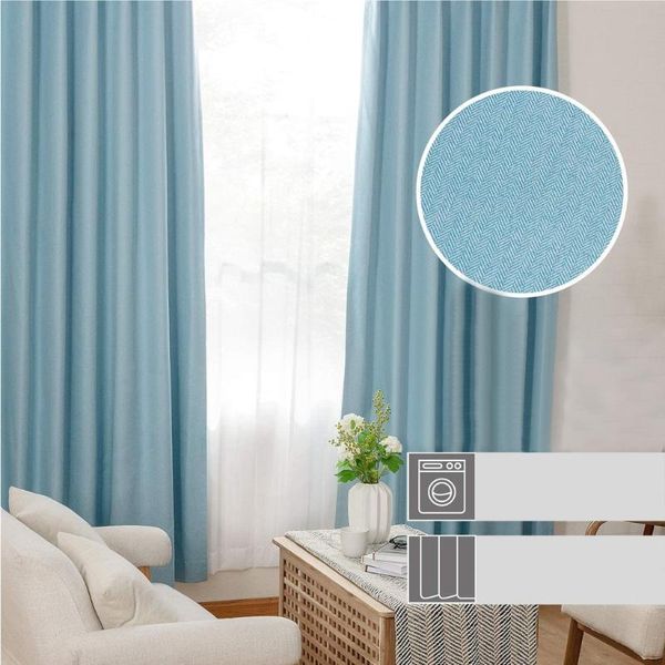 40# 100% blackout curtains for bedroom living room blue solid color linen thermal insulated modern curtains for kitchen drapes
40# 100% blackout curtains for bedroom living room blue solid color linen thermal insulated modern curtains for kitchen drapes