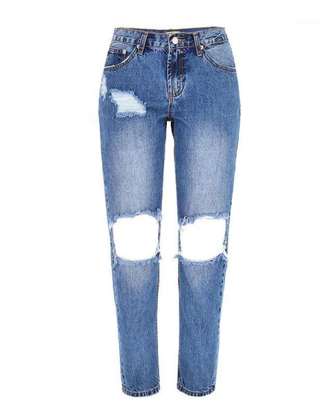 street knee hole destroyed jeans for women low waist ripped boyfriend jeans woman loose straight ankle denim pants1, Blue
street knee hole destroyed jeans for women low waist ripped boyfriend jeans woman loose straight ankle denim pants1, Blue