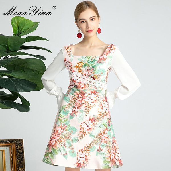 moaayina fashion designer dress spring women's dress square collar backless long sleeve crystal beaded floral print dresses, Black;gray
moaayina fashion designer dress spring women's dress square collar backless long sleeve crystal beaded floral print dresses, Black;gray