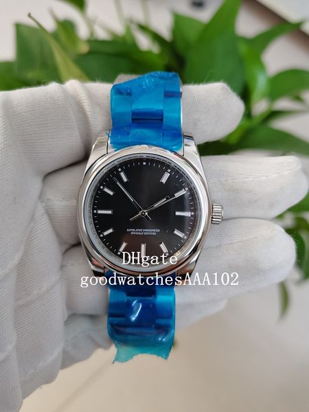 amazing eta 2813 men's mechanical 2020 39mm 114300 black dial automatic watch men's watch, Slivery;brown
amazing eta 2813 men's mechanical 2020 39mm 114300 black dial automatic watch men's watch, Slivery;brown