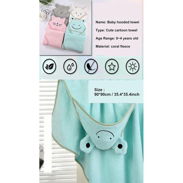 baby poncho банное полотенце bebe toalla velvet 90 * 90 см флисовый капюшон детские полотенца одеяло новорожденное baby с капюшоном младенца
baby poncho банное полотенце bebe toalla velvet 90 * 90 см флисовый капюшон детские полотенца одеяло новорожденное baby с капюшоном младенца