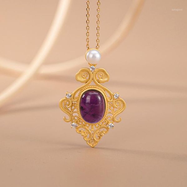 chains lats vintage 925 sterling silver gold-plated natural amethyst pearl necklaces classic pendant necklace for women 2021 jewelry1
chains lats vintage 925 sterling silver gold-plated natural amethyst pearl necklaces classic pendant necklace for women 2021 jewelry1