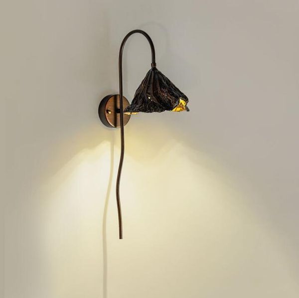 wall lamp chinese style bedroom bedside living room aisle corridor lotus leaf japanese
wall lamp chinese style bedroom bedside living room aisle corridor lotus leaf japanese
