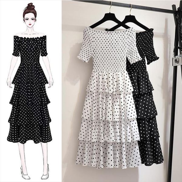 plise summer dress web celebrity point cake dress to cover the flesh a word shoulder circle neck two wear chiffon, Black;gray
plise summer dress web celebrity point cake dress to cover the flesh a word shoulder circle neck two wear chiffon, Black;gray