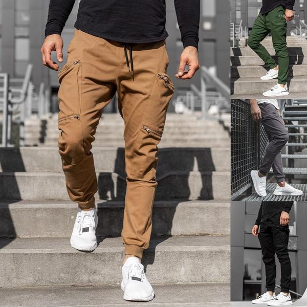 new style casual pants men's fashionable tied trousers multi pocket work clothes men's trousers, Black
new style casual pants men's fashionable tied trousers multi pocket work clothes men's trousers, Black