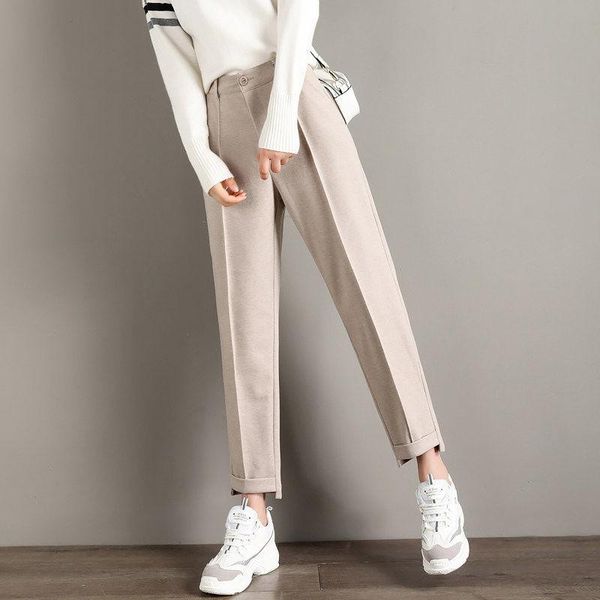 women's pants & capris high waist wide leg warm trousers flared point female women autumn 2021 pantalon, Black;white
women's pants & capris high waist wide leg warm trousers flared point female women autumn 2021 pantalon, Black;white