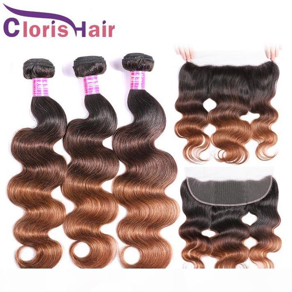 3 tone 1b 4 30 brazilian virgin body wave bundles with closure 13x4 full lace frontals and ombre extensions blonde human hair weaves closure, Black;brown
3 tone 1b 4 30 brazilian virgin body wave bundles with closure 13x4 full lace frontals and ombre extensions blonde human hair weaves closure, Black;brown