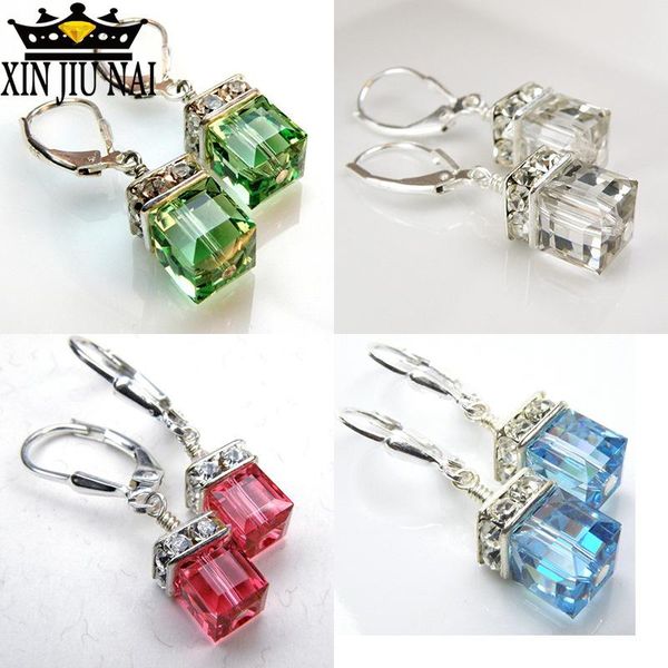 cute female red green blue white stone earrings fashion silver color wedding jewelry vintage double earrings for women, Golden;silver
cute female red green blue white stone earrings fashion silver color wedding jewelry vintage double earrings for women, Golden;silver