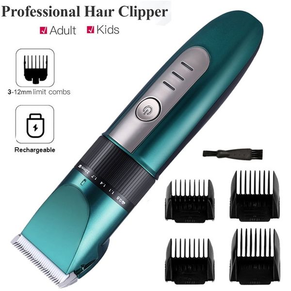 professional hair clipper men's barber beard trimmer rechargeable ceramic blade cutting machine low noise kid cut 220119
professional hair clipper men's barber beard trimmer rechargeable ceramic blade cutting machine low noise kid cut 220119