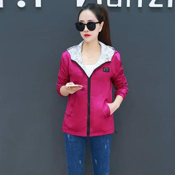 spring autumn women casual basic jacket pocket zipper hooded two side wear cartoon print outwear loose coats big size, Black;brown
spring autumn women casual basic jacket pocket zipper hooded two side wear cartoon print outwear loose coats big size, Black;brown