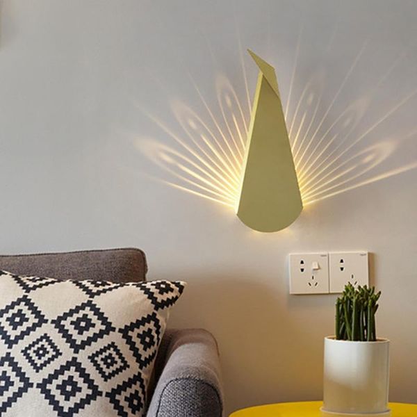 wall lamp bedside light modern simplicity peacock lamps bedroom living room aisle corridor el ac220v
wall lamp bedside light modern simplicity peacock lamps bedroom living room aisle corridor el ac220v