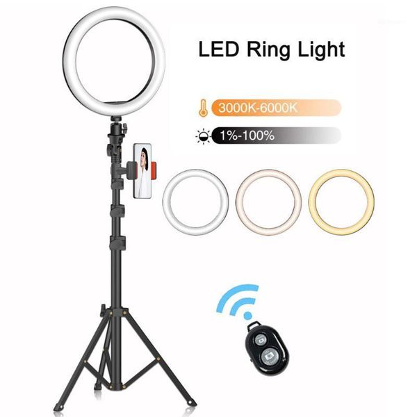 10in led ring light kit dimmable 3 colors selfie light with ball head phone holder tripod shutter for makeup live streaming vlog1
10in led ring light kit dimmable 3 colors selfie light with ball head phone holder tripod shutter for makeup live streaming vlog1