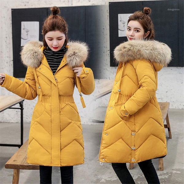 big fur collar winter female jacket new 2021 fashion coat women winter coat slim women parka warm hooded jacket1, Black
big fur collar winter female jacket new 2021 fashion coat women winter coat slim women parka warm hooded jacket1, Black
