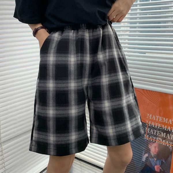 women's shorts 2021 summer couple casual checkerboard loose wide leg for men & women black harajuku hip hop streetwear, White;black
women's shorts 2021 summer couple casual checkerboard loose wide leg for men & women black harajuku hip hop streetwear, White;black