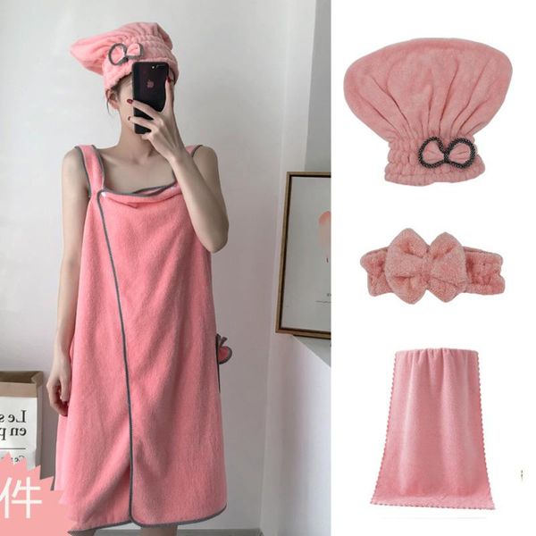 towel 4pcs/set wearable bath skirt + hair band fiber solid color soft absorbent cleaning for el home
towel 4pcs/set wearable bath skirt + hair band fiber solid color soft absorbent cleaning for el home