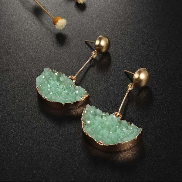 hoop & huggie women handmade jewelry 2021 fashion personality earring long paragraph semi-circular resin stone earrings for, Golden;silver
hoop & huggie women handmade jewelry 2021 fashion personality earring long paragraph semi-circular resin stone earrings for, Golden;silver