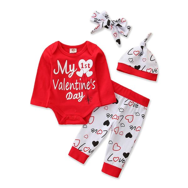 baby girl wear clothing rose long sleeve red romper heart pants hat headband 4pcs fashion my 1st valentine day baby suit outfit clothe, White
baby girl wear clothing rose long sleeve red romper heart pants hat headband 4pcs fashion my 1st valentine day baby suit outfit clothe, White