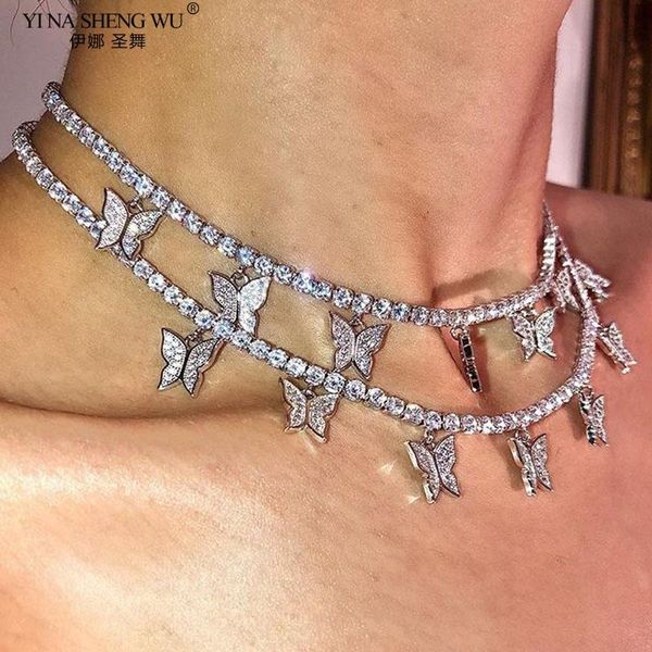 chains iced out butterfly chain gifts for women luxury bling hip hop pendant jewelry fashion charm choker necklace, Silver
chains iced out butterfly chain gifts for women luxury bling hip hop pendant jewelry fashion charm choker necklace, Silver