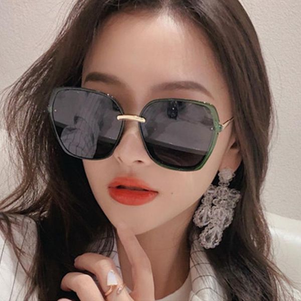 sunglasses 2021 polygon women designer vintage sunglass fashion big frame sun glasses uv400, White;black
sunglasses 2021 polygon women designer vintage sunglass fashion big frame sun glasses uv400, White;black