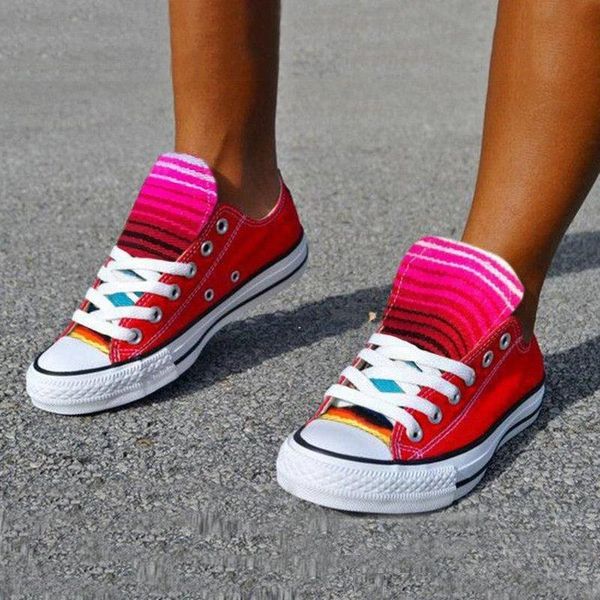 women sneakers flats canvas vulcanized shoes colorful ladies lace up fashion walking shoe casual plus size woman comfort female, Black
women sneakers flats canvas vulcanized shoes colorful ladies lace up fashion walking shoe casual plus size woman comfort female, Black
