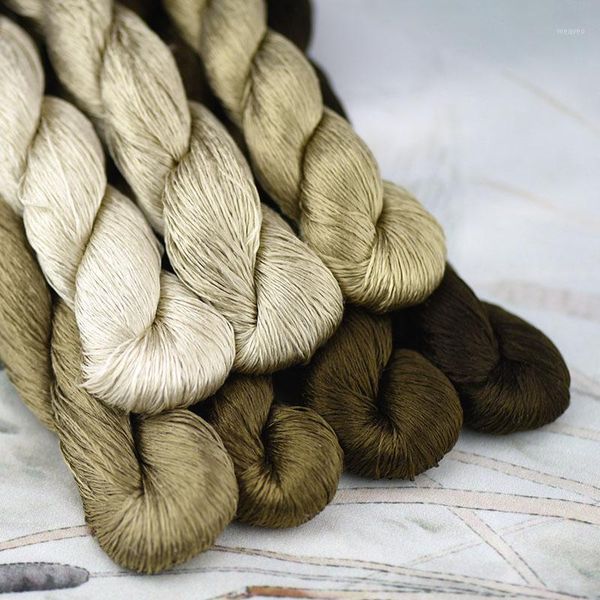 1pcs/400m silk embroidery thread / 100% silk thread /hand embroidery embroider cross stitch/green brown/7 pure colors1, Black;white
1pcs/400m silk embroidery thread / 100% silk thread /hand embroidery embroider cross stitch/green brown/7 pure colors1, Black;white