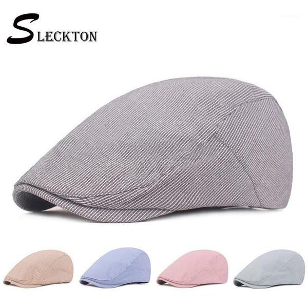 sleckton striped beret herringbone flat cap solid newsboy cap men forward hat peaked women caps casual fashion visor1, Blue;gray
sleckton striped beret herringbone flat cap solid newsboy cap men forward hat peaked women caps casual fashion visor1, Blue;gray