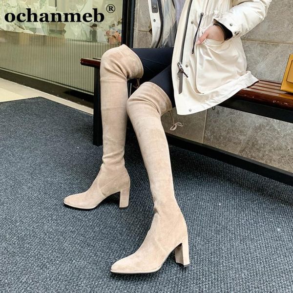 boots ochanmeb stretch suede leather over the knee high for women spring autumn winter heeled nude beige shoe, Black
boots ochanmeb stretch suede leather over the knee high for women spring autumn winter heeled nude beige shoe, Black