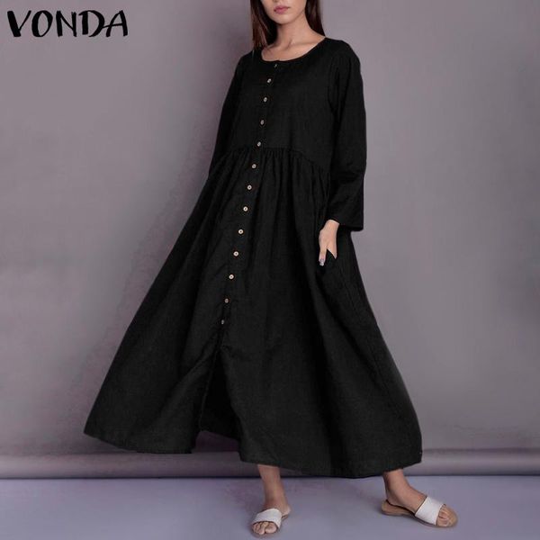 casual long sleeve button down shirt dress loose bohemian party vestidos plus size vonda elegant long robe s-5xl sundress, Black;gray
casual long sleeve button down shirt dress loose bohemian party vestidos plus size vonda elegant long robe s-5xl sundress, Black;gray