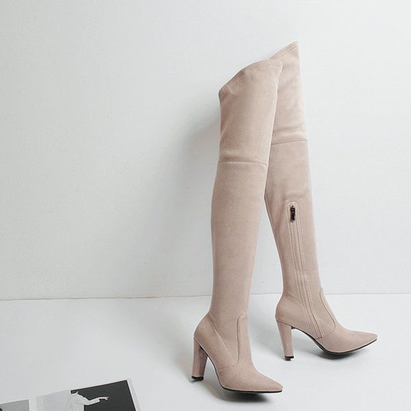 zawsthia 2020 winter autumn stretch elastic thigh boots high heels shoes for woman over the knee high boots women overknee boots c0202, Black
zawsthia 2020 winter autumn stretch elastic thigh boots high heels shoes for woman over the knee high boots women overknee boots c0202, Black