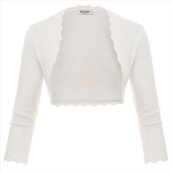 женщины 3 4 рукава открытыми переднее плечами boolero party office lady work comped slim scalloped вязальная куртка пальто топ новый, Black;brown 
женщины 3 4 рукава открытыми переднее плечами boolero party office lady work comped slim scalloped вязальная куртка пальто топ новый, Black;brown