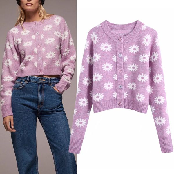2021 new pink floral cropped knitted cardigan women autumn o neck long sleeve flower shaped buttons kawaii ladies sweater 2kb6, White;black
2021 new pink floral cropped knitted cardigan women autumn o neck long sleeve flower shaped buttons kawaii ladies sweater 2kb6, White;black
