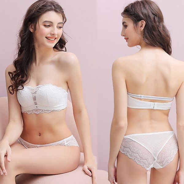 lingerie for women set bra push up wire thin brassiere female strapless soft underwear, Black;white
lingerie for women set bra push up wire thin brassiere female strapless soft underwear, Black;white