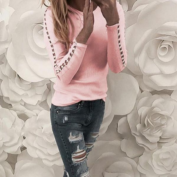 beaded long sleeve blouse women spring trendy o-neck pullover femme solid color blusas hollow out shirts kg-585, White
beaded long sleeve blouse women spring trendy o-neck pullover femme solid color blusas hollow out shirts kg-585, White