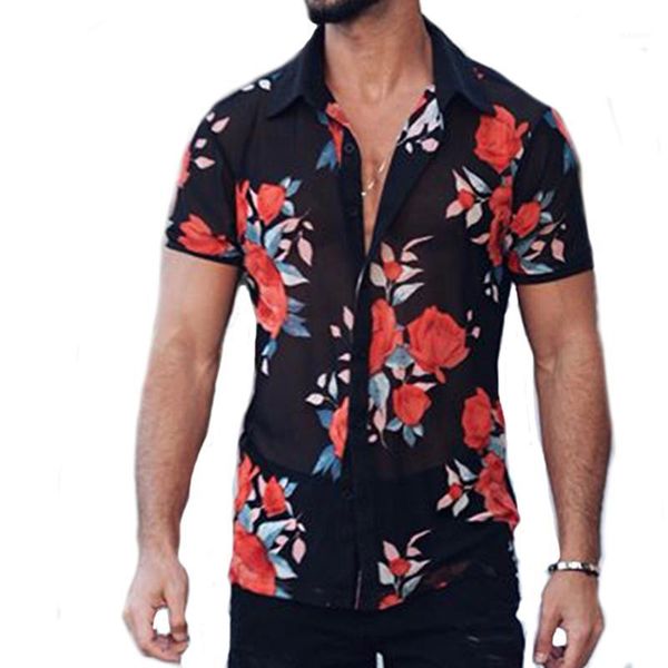 fashion men stylish short sleeve shirt cool summer flowers print shirt hipster men perspective clothes1, White;black
fashion men stylish short sleeve shirt cool summer flowers print shirt hipster men perspective clothes1, White;black