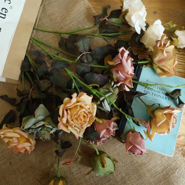 decorative flowers & wreaths 3 heads ins dried looking roses branch wrinkled artificial for home table decor valentine gift christmas flores
decorative flowers & wreaths 3 heads ins dried looking roses branch wrinkled artificial for home table decor valentine gift christmas flores