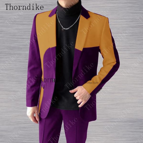 thorndike new design slim men's suits splicing business tuxedos 2 pieces suit pants set for wedding groomman (jacket+trousers, White;black
thorndike new design slim men's suits splicing business tuxedos 2 pieces suit pants set for wedding groomman (jacket+trousers, White;black