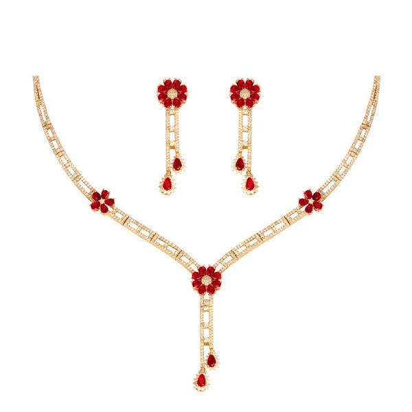 tirim luxury flower necklace earrings set for women accessories full cubic zirconia jewelry sets pendientes mujer moda 2021, Silver
tirim luxury flower necklace earrings set for women accessories full cubic zirconia jewelry sets pendientes mujer moda 2021, Silver