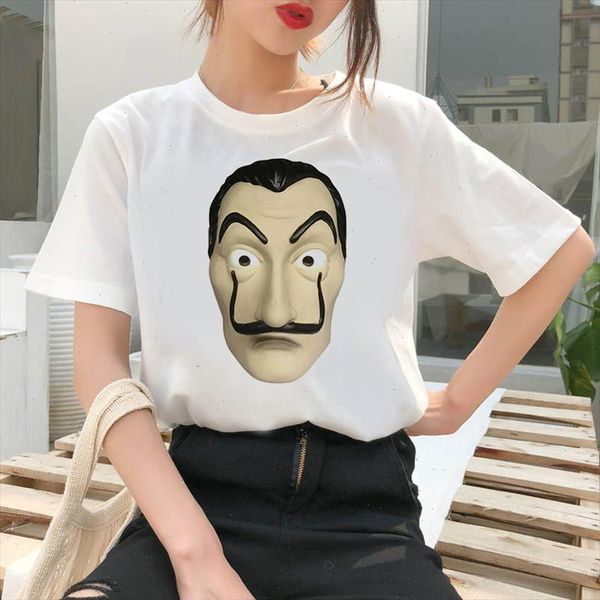 new money heist t shirt women la casa de papel tshirt funny tee fashion female clothes t shirts harajuku tees, White
new money heist t shirt women la casa de papel tshirt funny tee fashion female clothes t shirts harajuku tees, White