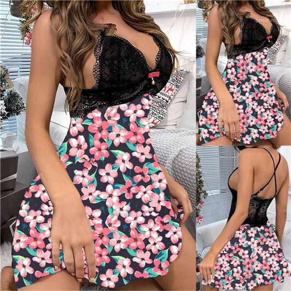womens backless spaghetti strap slim sleepshirts plus size comfortable women homewear pajamas lace floral nightgowns, Black;red
womens backless spaghetti strap slim sleepshirts plus size comfortable women homewear pajamas lace floral nightgowns, Black;red