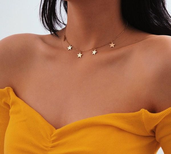 TIMEONLY Delicate Stars Pendant Necklace Gold Color Alloy Choker Necklaces Birthday Gifts for Women Small Linked Chain Jewelry, Golden;silver
TIMEONLY Delicate Stars Pendant Necklace Gold Color Alloy Choker Necklaces Birthday Gifts for Women Small Linked Chain Jewelry, Golden;silver