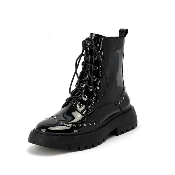 2021 new genuine leather women's ankle vintage retro rivets chunky med heels winter ladies boots shoes woman zv41, Black
2021 new genuine leather women's ankle vintage retro rivets chunky med heels winter ladies boots shoes woman zv41, Black