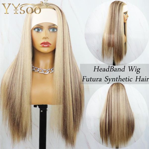 yysoo long futura synthetic hair headband wigs for women ombre highlights color turban wig silky straight wig with headwrap, Black
yysoo long futura synthetic hair headband wigs for women ombre highlights color turban wig silky straight wig with headwrap, Black