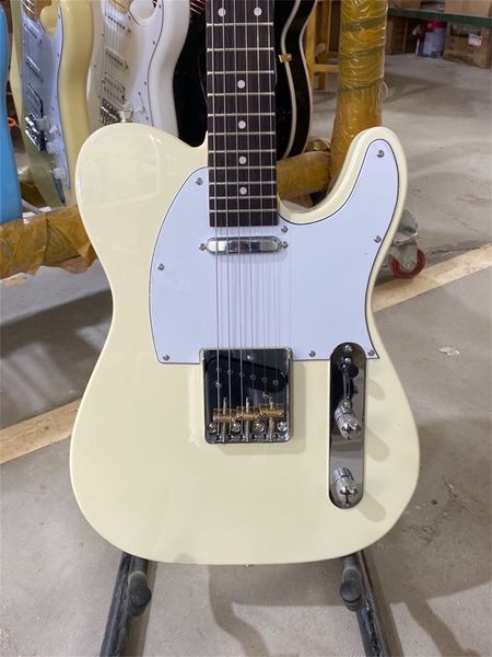 tele electric guitar cream yellow color rosewood fingerboard chrome hardware white pickguard guitars guitarra
tele electric guitar cream yellow color rosewood fingerboard chrome hardware white pickguard guitars guitarra