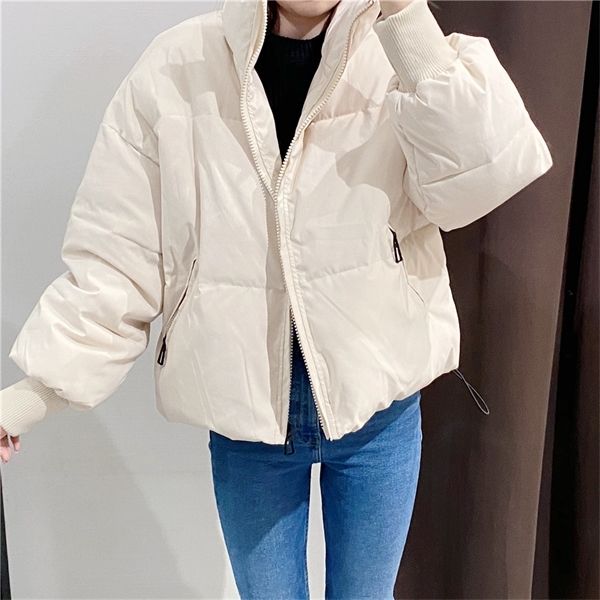 fashion women solid stand collar winter down jacket preppy style thick zipper pockets oversize ladies chic parkas coats female q1217, Black
fashion women solid stand collar winter down jacket preppy style thick zipper pockets oversize ladies chic parkas coats female q1217, Black