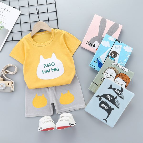 new childrens short-sleeved suit cotton korean style childrens suit t-shirt and shorts two-piece suit fashion sale, White
new childrens short-sleeved suit cotton korean style childrens suit t-shirt and shorts two-piece suit fashion sale, White