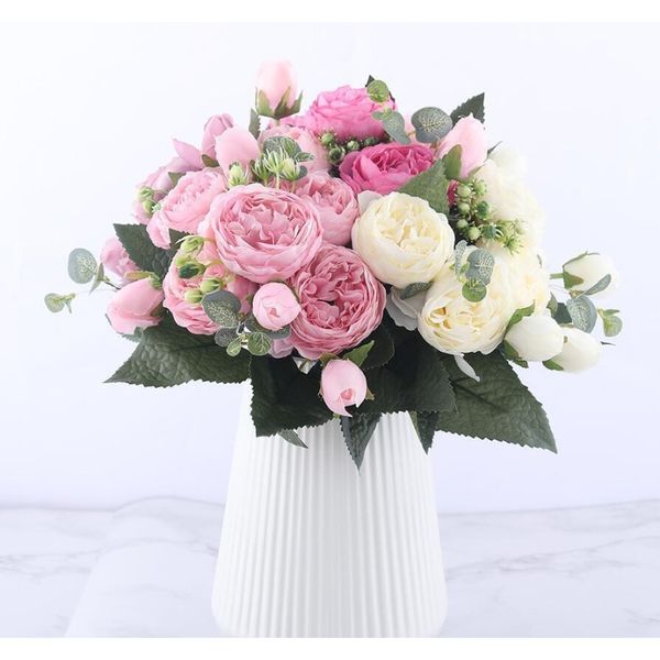30cm rose pink silk peony artificial flowers bouquet 5 big head and 4 bud fake flowers for home wedding decora jllncw lajiaoyard
30cm rose pink silk peony artificial flowers bouquet 5 big head and 4 bud fake flowers for home wedding decora jllncw lajiaoyard